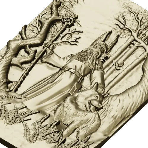 Belbog Relief Panel - high-relief STL 3D model for CNC