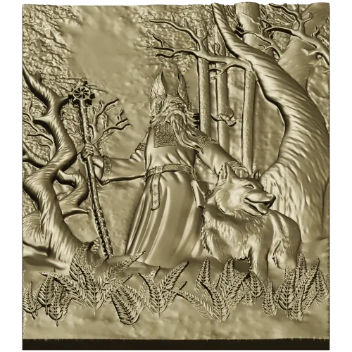 Belbog Relief Panel - high-relief STL 3D model for CNC