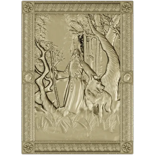 Belobog forest relief - STL 3D model for CNC carving