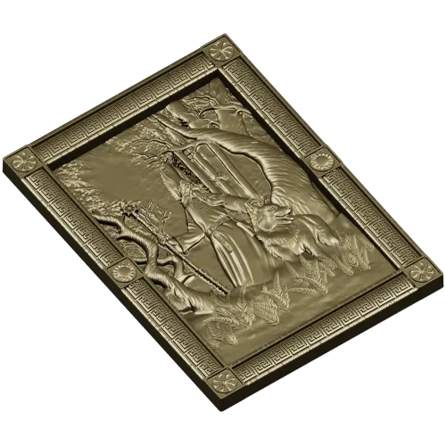 Belobog forest relief - STL 3D model for CNC carving