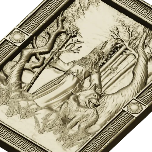 Belobog forest relief - STL 3D model for CNC carving