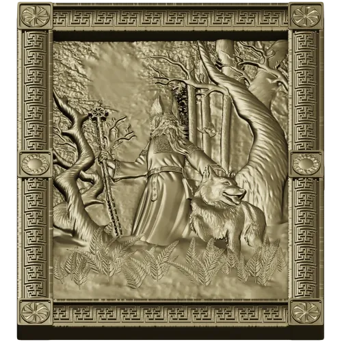 Belobog forest relief - STL 3D model for CNC carving