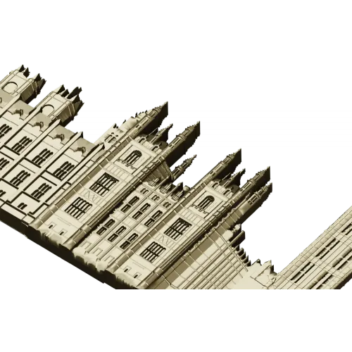 Панорама Биг-Бен - 3D модель STL для ЧПУ