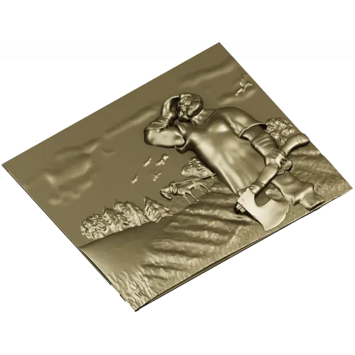 Богатырь на рубеже - 3D модель STL для ЧПУ