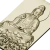 High-relief Buddha STL for CNC - Seated Lotus Panel