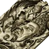 Buddha and Demon high-relief panel STL model for CNC