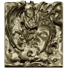 Buddha and Demon high-relief panel STL model for CNC