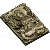 Serene Dragon Buddha Plaque
