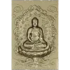 Будда в лотосе - рельефная STL модель для ЧПУ