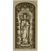 Serene Standing Buddha Relief STL