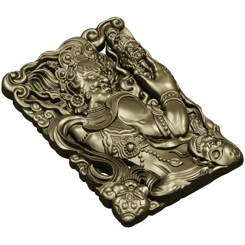 Гневный страж - рельефная 3D модель STL для ЧПУ