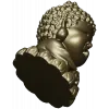 Малыш-Будда на лотосе - 3D модель STL для ЧПУ