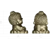 Малыш-Будда на лотосе - 3D модель STL для ЧПУ