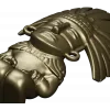 Feathered Guardian - detailed STL 3D model for CNC milling