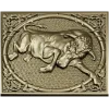 Бык в орнаментальной рамке - STL рельеф для ЧПУ