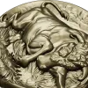 STL модель медальона с быком для ЧПУ