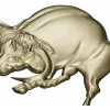 Bull bas-relief STL for CNC - Taurus charging 3D model