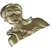 Elysian Maiden Bust - STL 3D Model for CNC