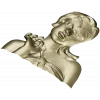 Elysian Maiden Bust - STL 3D Model for CNC
