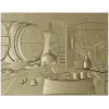 3D модель STL - панно "Уголок винодела" для ЧПУ