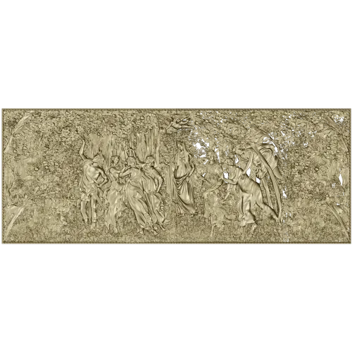 Барельеф "Примавера" - stl модель для ЧПУ