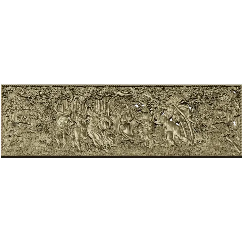 Барельеф "Примавера" - stl модель для ЧПУ