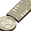 N1 2009, H5N1 2007, BSE 2001, КРАХ СССР 1991, ЧЕРНОБЫЛЬ 1986). Каждая планка отделена тонкой канавкой, что при фрезеровании дает аккуратный рельеф и читаемые микроэлементы. К нижней части ленты крепится круглая медаль с полуприподнятым биологическим симво