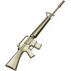 3D модель винтовки M16 в формате STL для ЧПУ