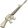 3D модель винтовки M16 в формате STL для ЧПУ