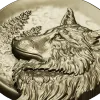 3D модель "Лунный волк" - рельеф для ЧПУ в формате STL