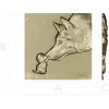 Wolf and Pup bas-relief STL for CNC