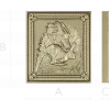 Wolf and Hare High-Relief Panel STL