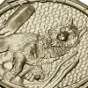 Рельефная 3D модель stl "Лесной страж" - волк в медальоне для ЧПУ