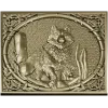 Рельефная 3D модель stl "Лесной страж" - волк в медальоне для ЧПУ