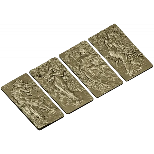 Four Seasons High-Relief Panels STL