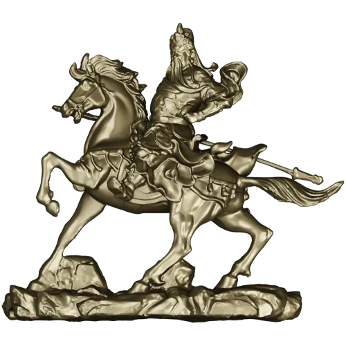 Gallant Rider - high-detail 3D STL model for CNC milling