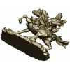 Gallant Rider - high-detail 3D STL model for CNC milling