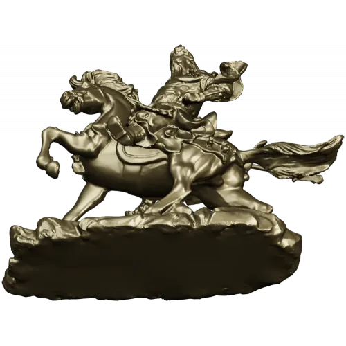 Gallant Rider - high-detail 3D STL model for CNC milling