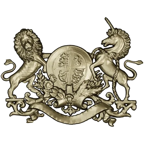 Royal Coat of Arms 3D STL model for CNC carving