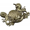 Royal Coat of Arms 3D STL model for CNC carving