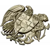 Armenian Coat of Arms STL 3D Relief for CNC