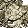 Armenian Coat of Arms STL 3D Relief for CNC