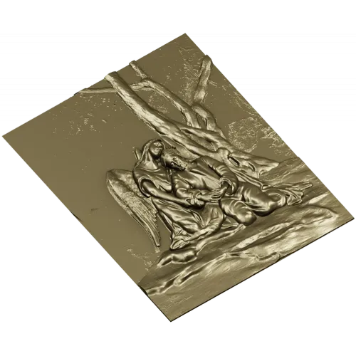 Гефсиманское моление - 3D модель STL панно для ЧПУ