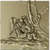 Гефсиманское моление - 3D модель STL панно для ЧПУ