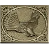 Глухарь в медальоне - STL панель для ЧПУ