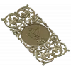 Golgotha Medallion Acanthus Panel - STL for CNC