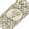 Golgotha Medallion Acanthus Panel - STL for CNC