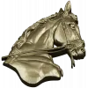 Horse head relief STL - high-detail 3D model for CNC carving