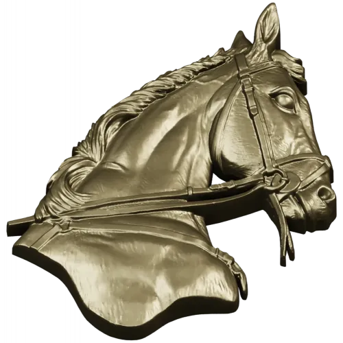 Horse head relief STL - high-detail 3D model for CNC carving