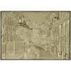 Городская аллея - панно в формате STL для ЧПУ